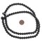 The Bead Chest Round Black Obsidian Beads (8mm): Organic Gemstone Round Spherical Energy Stone Healing Power Crystal for Jewelry Bracelet Mala Necklace Making